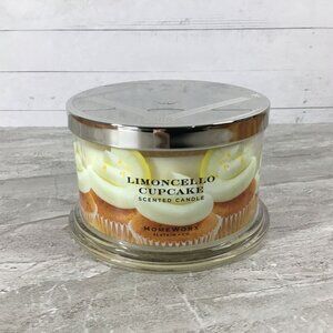 Homeworx By Slatkin Limoncello Cupcake 4-Wick Candle 18oz Glass Jar Scented